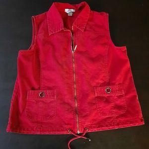 Zip up vest